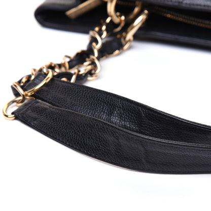 Chanel Caviar Quilted Grand Shopping Tote GST Black 16 of 18