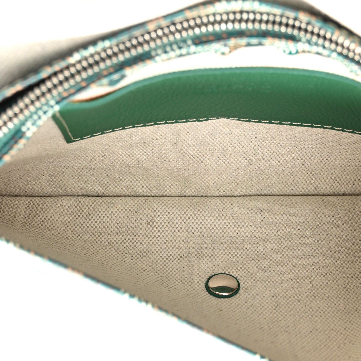 Goyard Goyardine Plumet Wallet Clutch Green 5 of 11