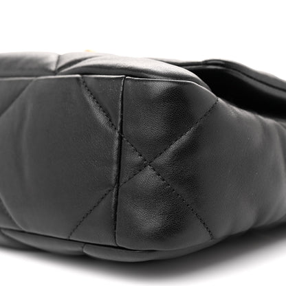 Chanel Lambskin Quilted Medium Chanel 19 Flap Black 10 of 12