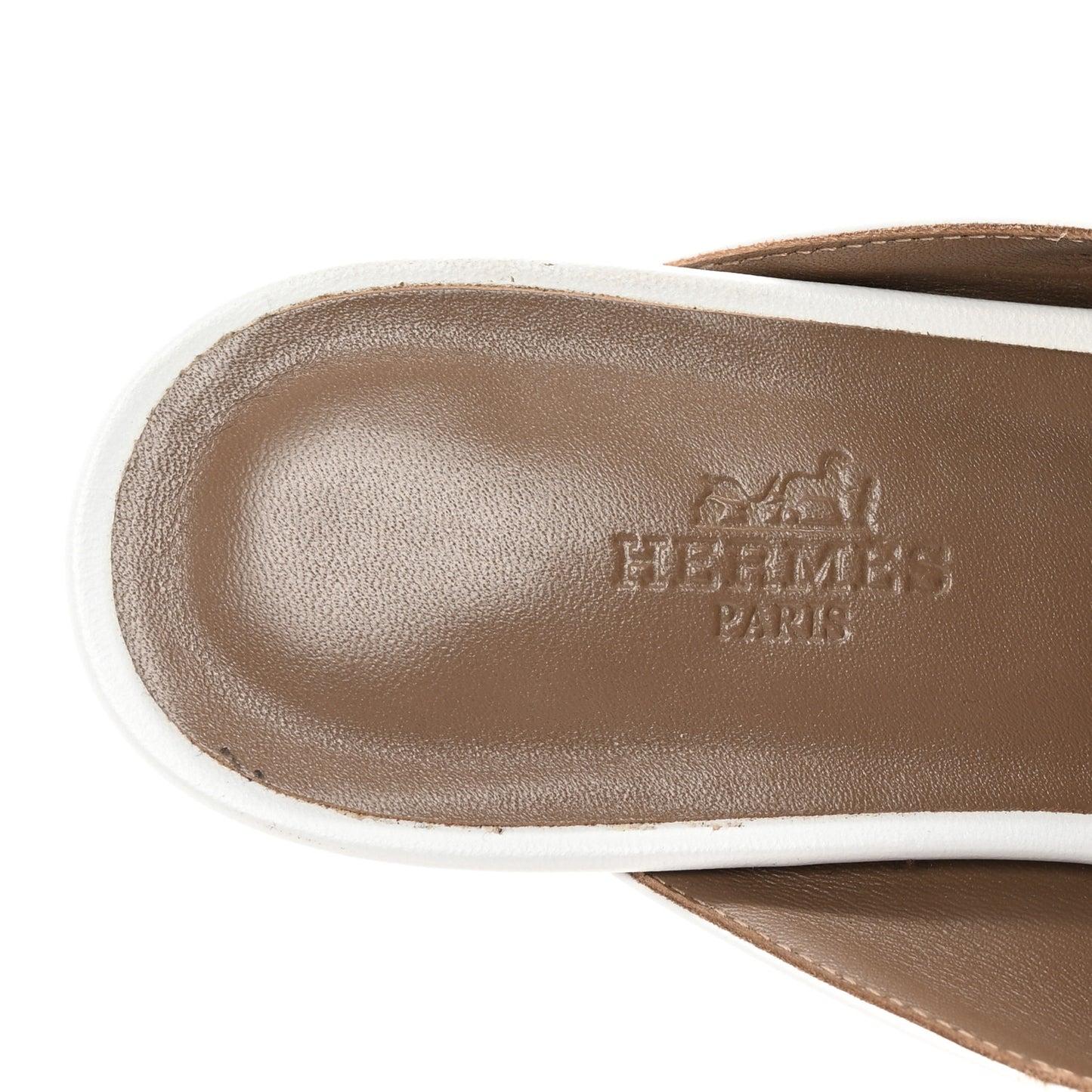 Calfskin Oz Mules 37.5 White