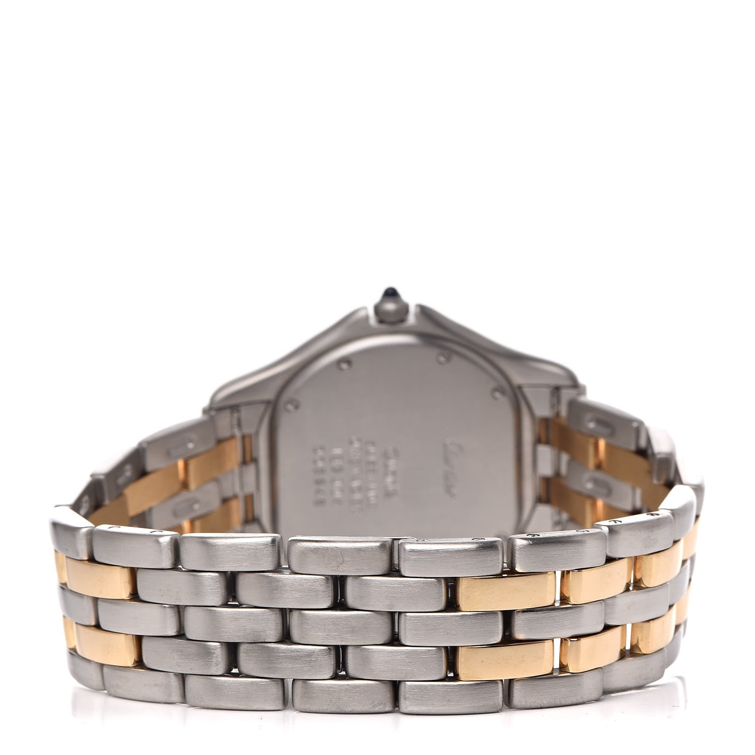 Cartier Stainless Steel 18K Yellow Gold 33mm Cougar Quartz Watch 4 of 6