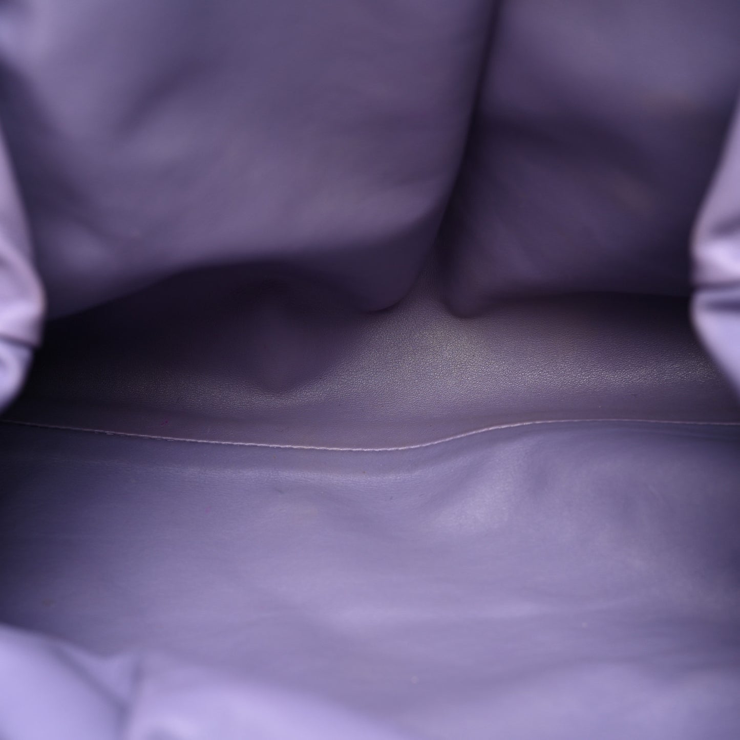 Smooth Butter Calf The Pouch Oversized Clutch Lavender