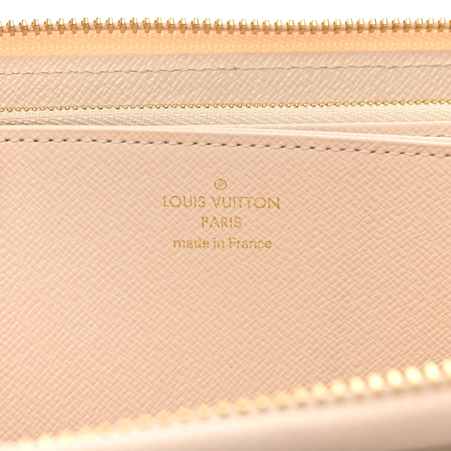 Louis Vuitton Damier Azur Nautical Zippy Wallet Gold 6 of 8