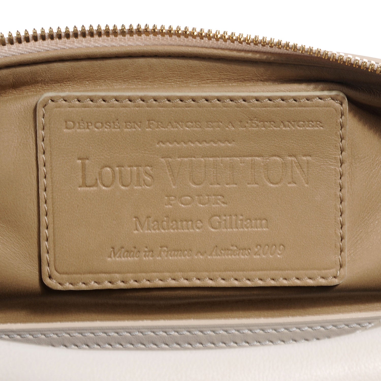Louis Vuitton Calfskin Sac Louis White 9 of 11