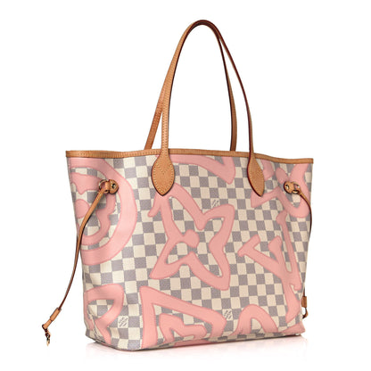 Louis Vuitton Damier Azur Tahitienne Neverfull MM 4 of 17