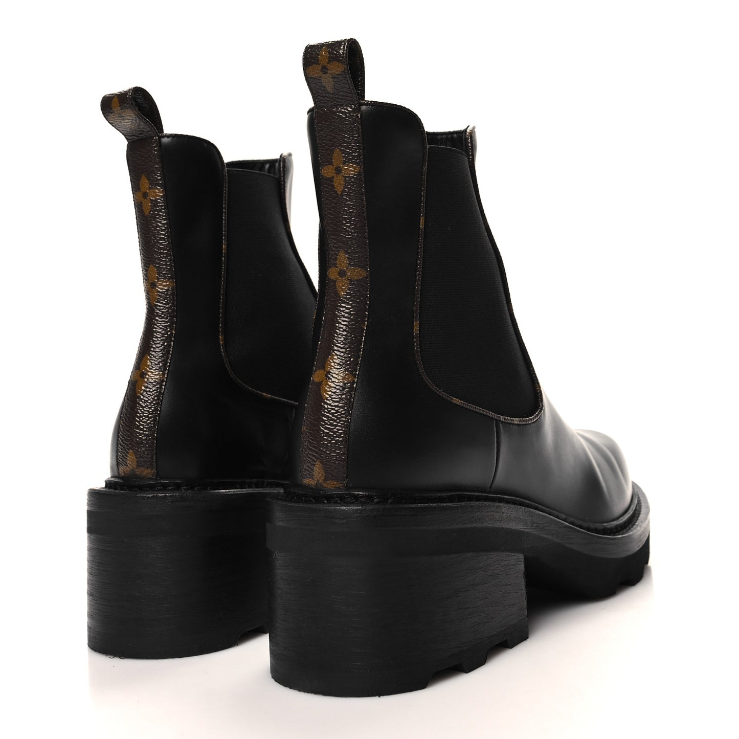 Calfskin Monogram Beaubourg Ankle Boots 40 Black