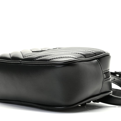 Saint Laurent Calfskin Matelasse Monogram Lou Belt Bag Black 10 of 10