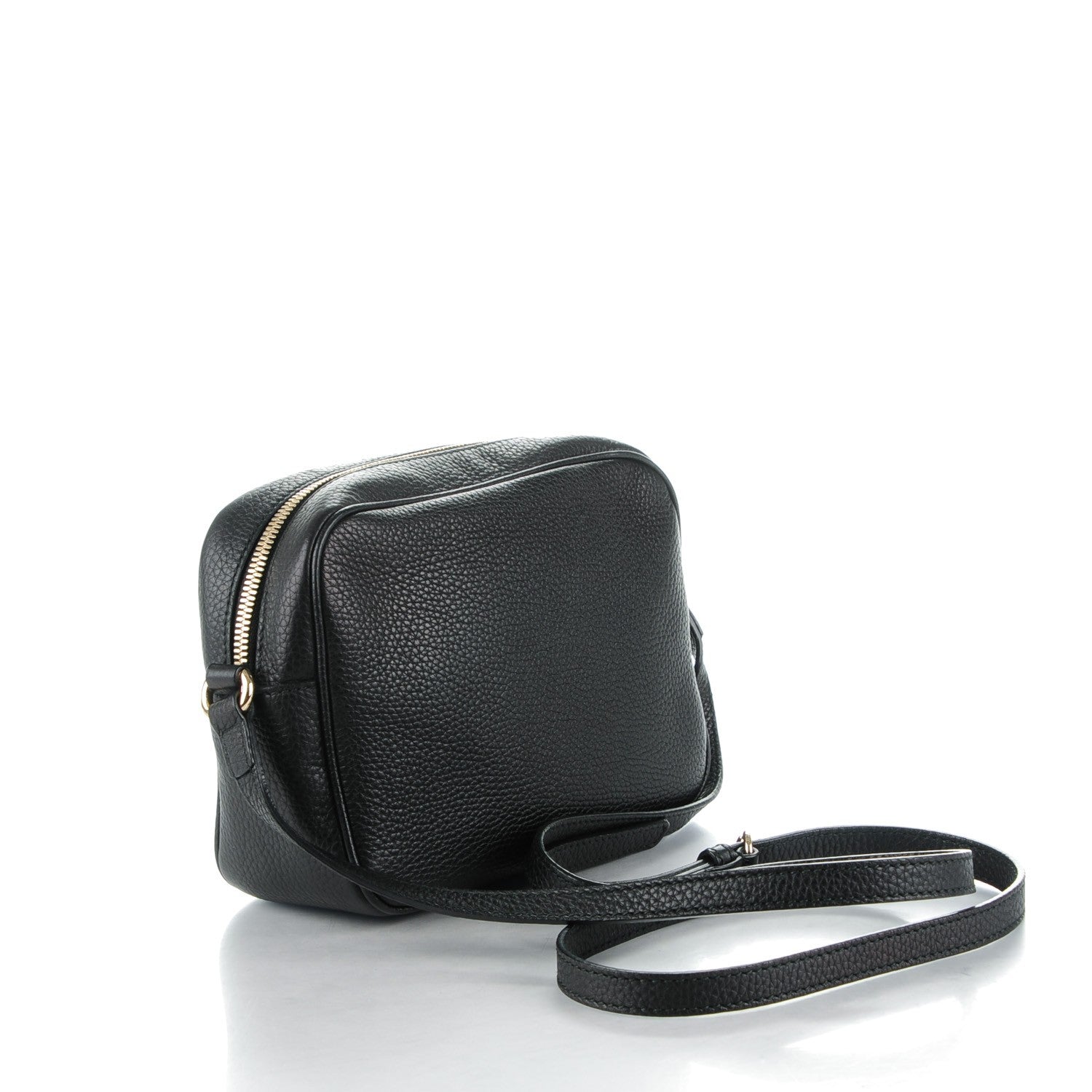 Gucci Pebbled Calfskin Small Soho Disco Bag Black 3 of 7