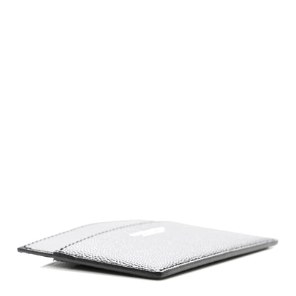 Saint Laurent Grain De Poudre Card Case Black 4 of 7