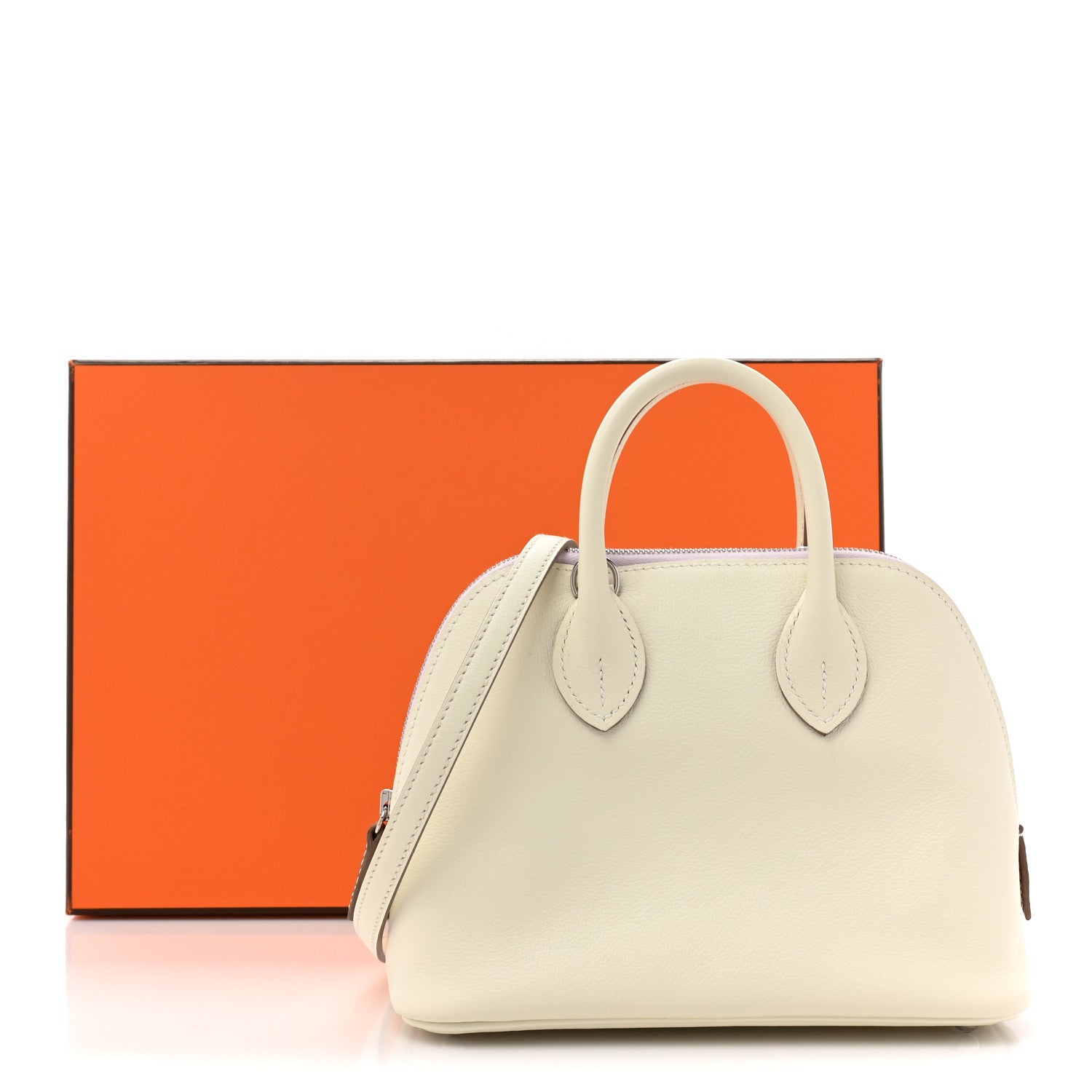 Hermes Evercolor Tri-Color Mini 1923 Bolide Craie Gold Mauve Pale 11 of 11