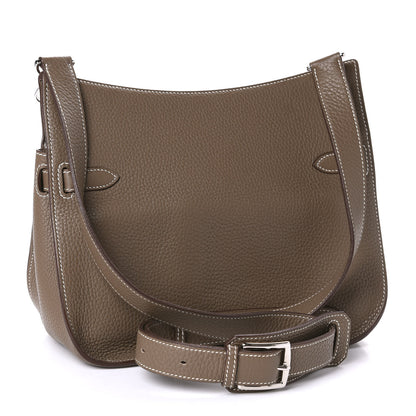 Hermes Taurillon Clemence Jypsiere 28 Etoupe 3 of 10