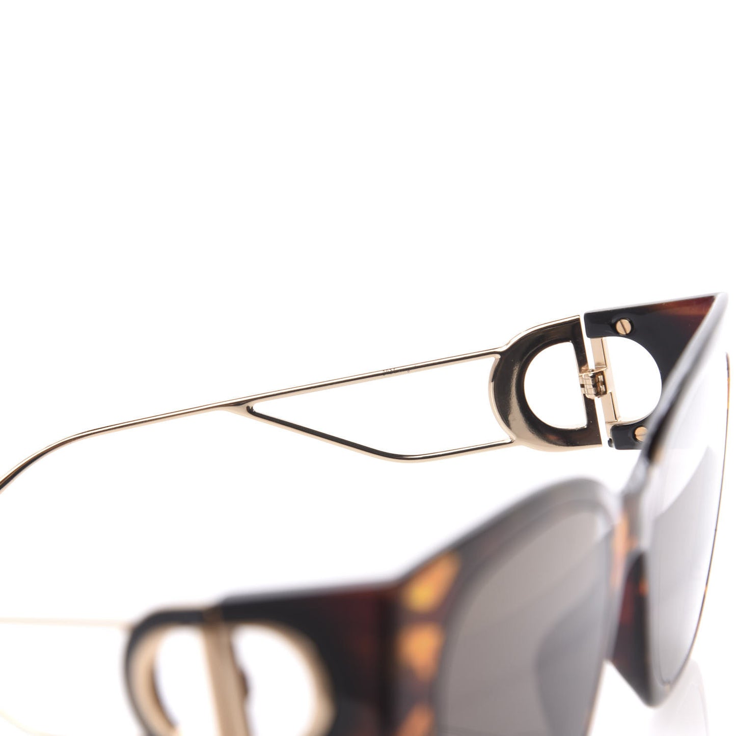 Rectangular 30 Montaigne 1 Sunglasses Tortoise