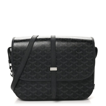 Goyard Goyardine Belvedere II MM Messenger Bag Jet Black 1 of 9