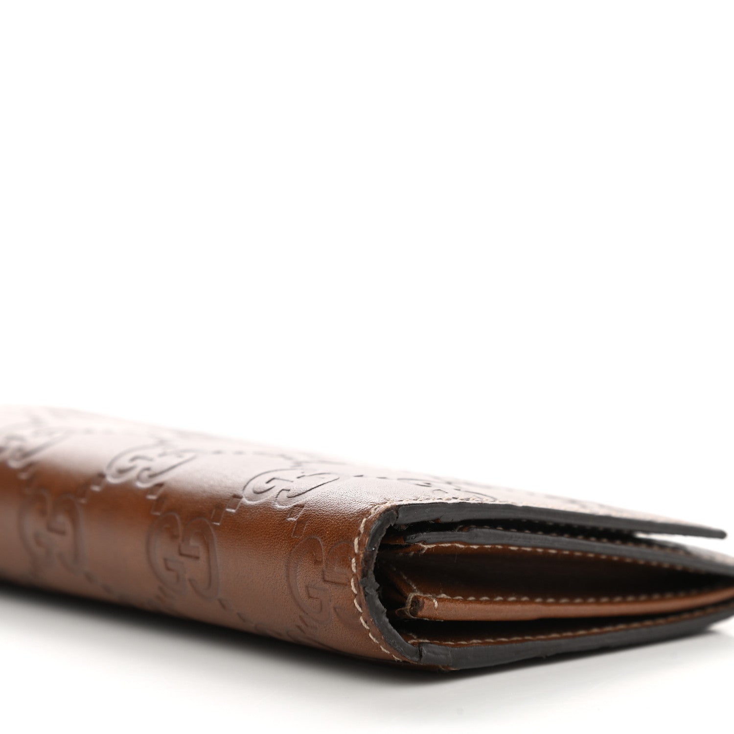 Gucci Guccissima Continental Flap Wallet Brown 11 of 12