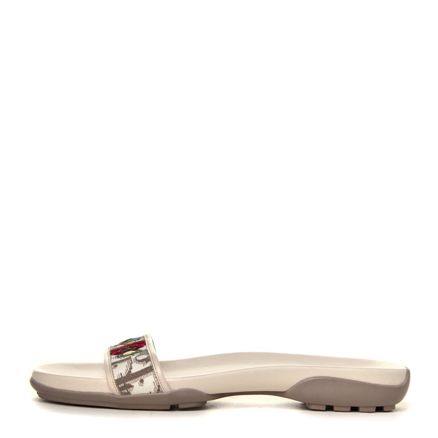 Christian Dior Monogram Vintage Flowers Sandals 37.5 Beige 1 of 14