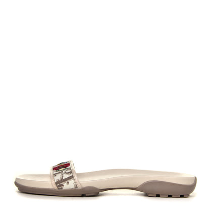 Christian Dior Monogram Vintage Flowers Sandals 37.5 Beige 1 of 14