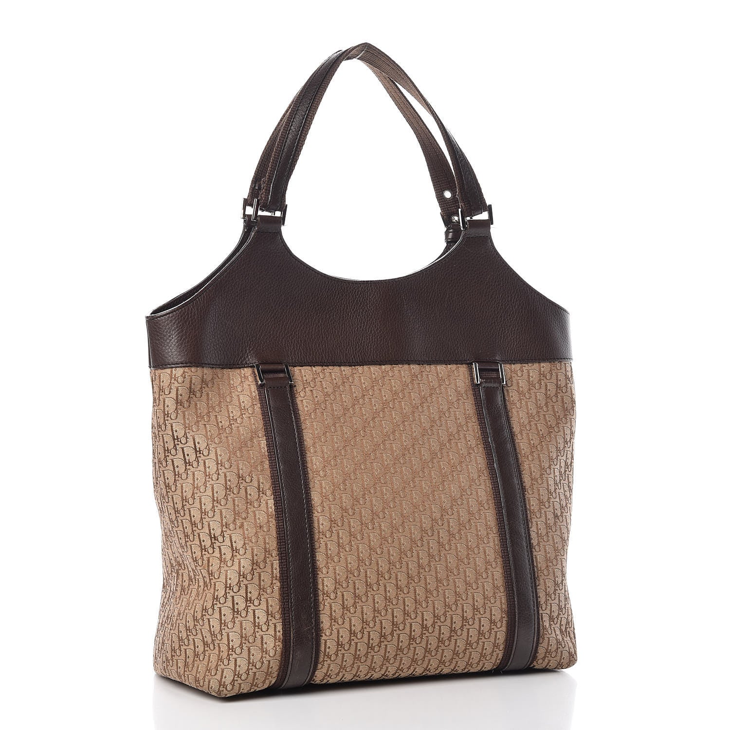 Christian Dior Monogram Tote Brown 3 of 17