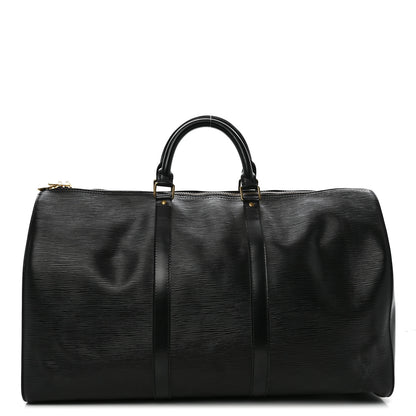 Louis Vuitton Epi Keepall 50 Black 1 of 9