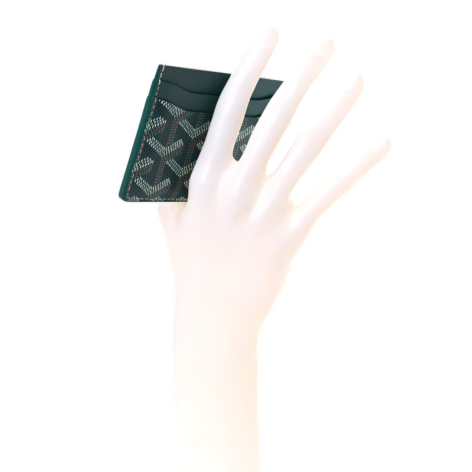 Goyard Goyardine Saint Sulpice Card Holder Green 2 of 6