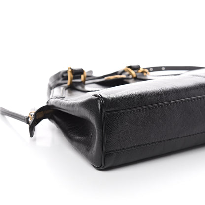 Gucci Calfskin Medium Re(Belle) Top Handle Bag Black 7 of 8