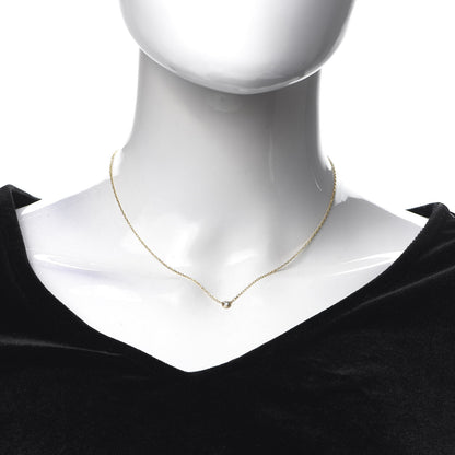 Cartier 18K Yellow Gold Diamond SM D'Amour Pendant Necklace 2 of 7