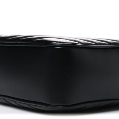 Saint Laurent Calfskin Matelasse Monogram Lou Camera Bag Black 10 of 11