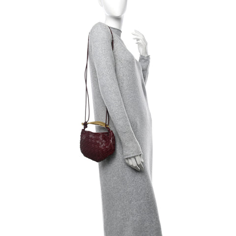 Nappa Intrecciato Mini Sardine Bag Barolo