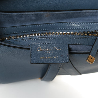 Christian Dior Calfskin Mini Saddle Bag Sky Blue 6 of 12
