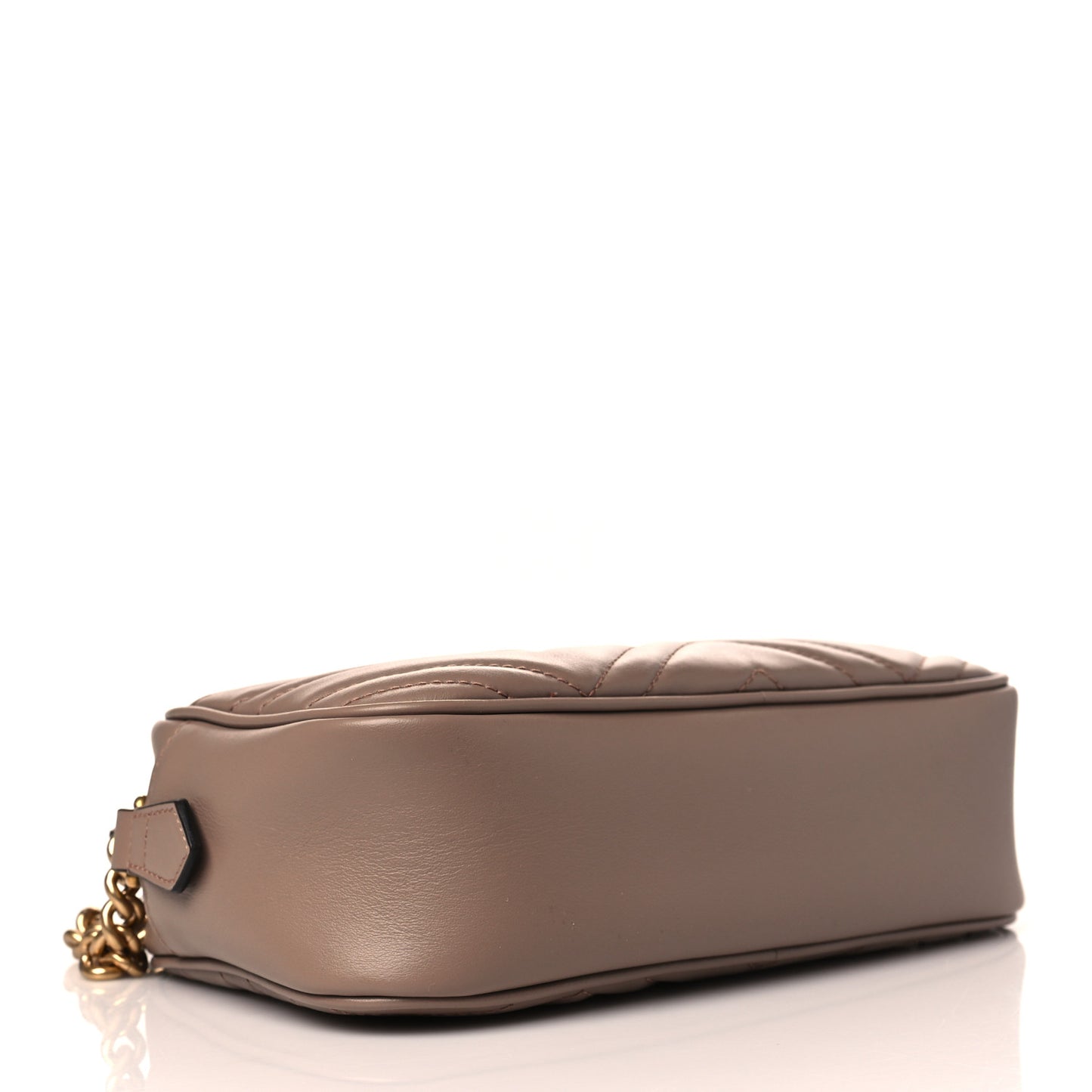 Calfskin Matelasse Small GG Marmont Chain Shoulder Bag Porcelain Rose