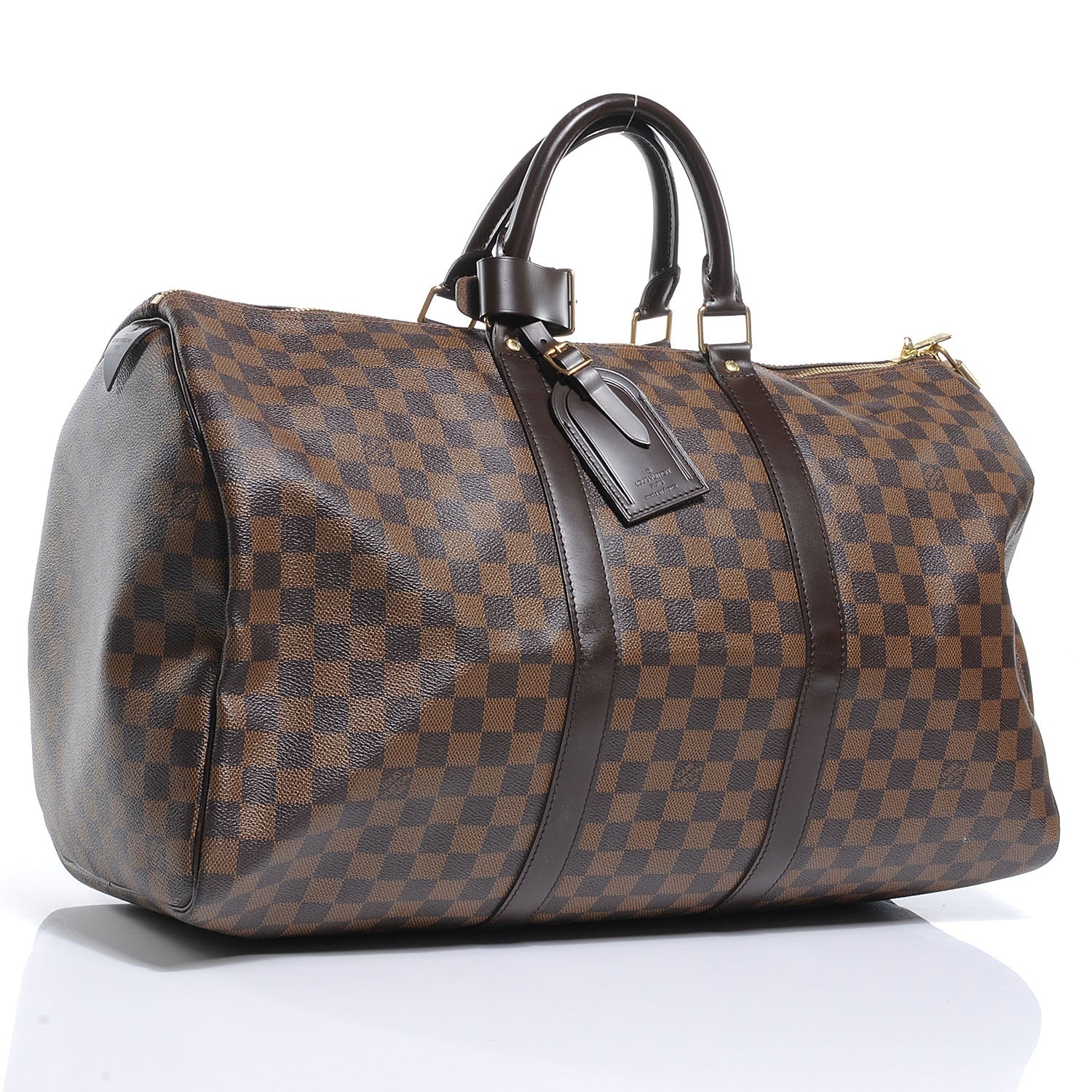 Louis Vuitton Damier Ebene Keepall 50 3 of 8