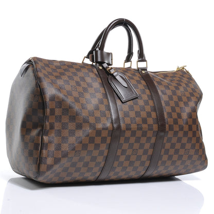 Louis Vuitton Damier Ebene Keepall 50 3 of 8