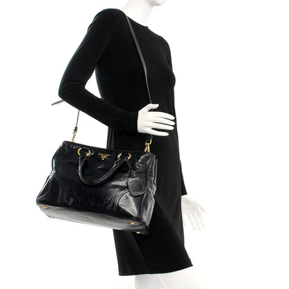 Prada Vitello Shine Tote Nero Black 2 of 12