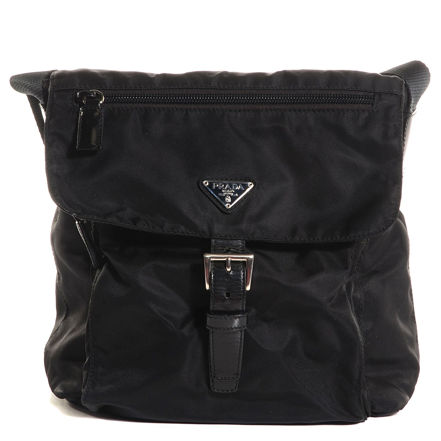 Nylon Vela Messenger Black