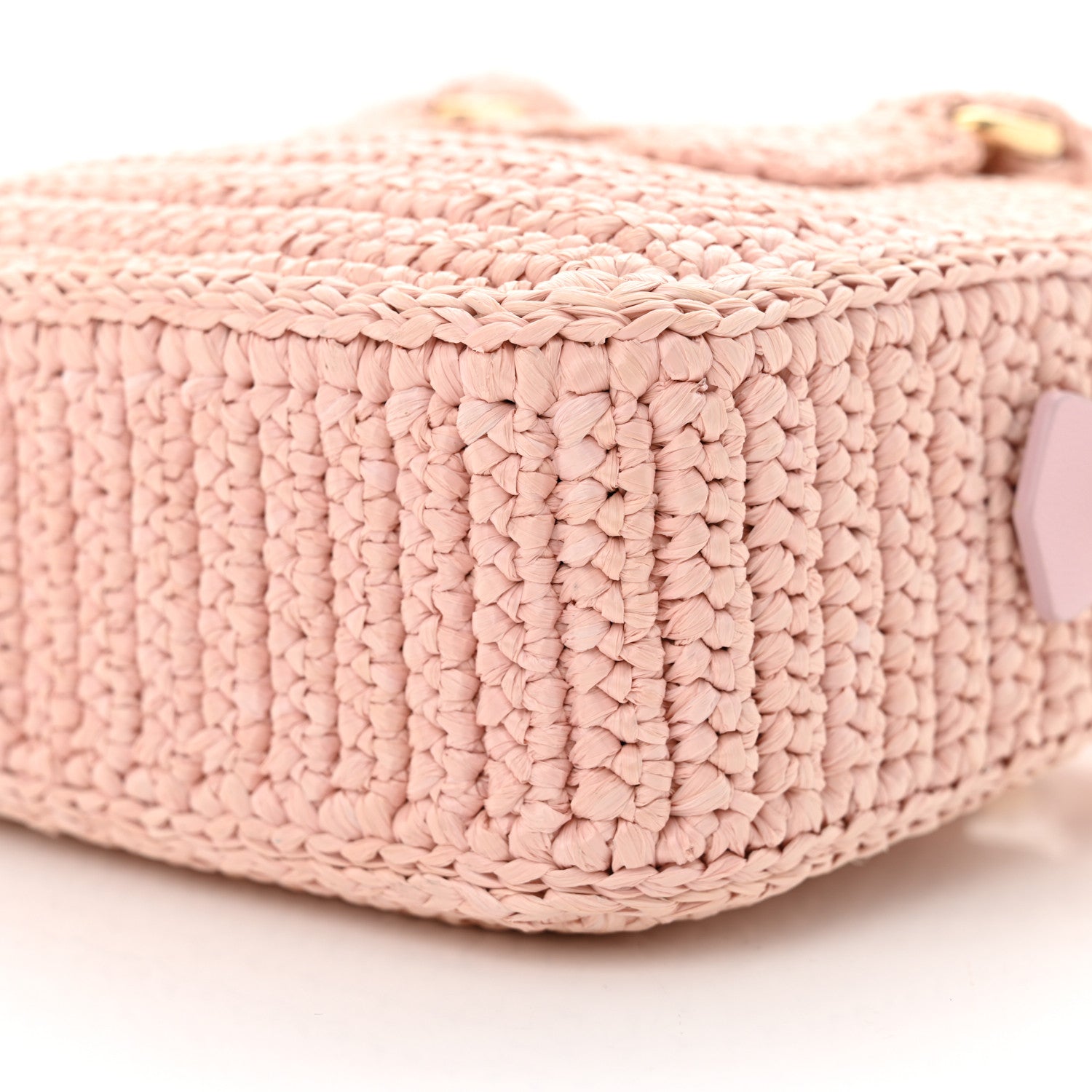 Miu Miu Crochet Calfskin S Narrow Arcadie Alabaster Pink 10 of 11