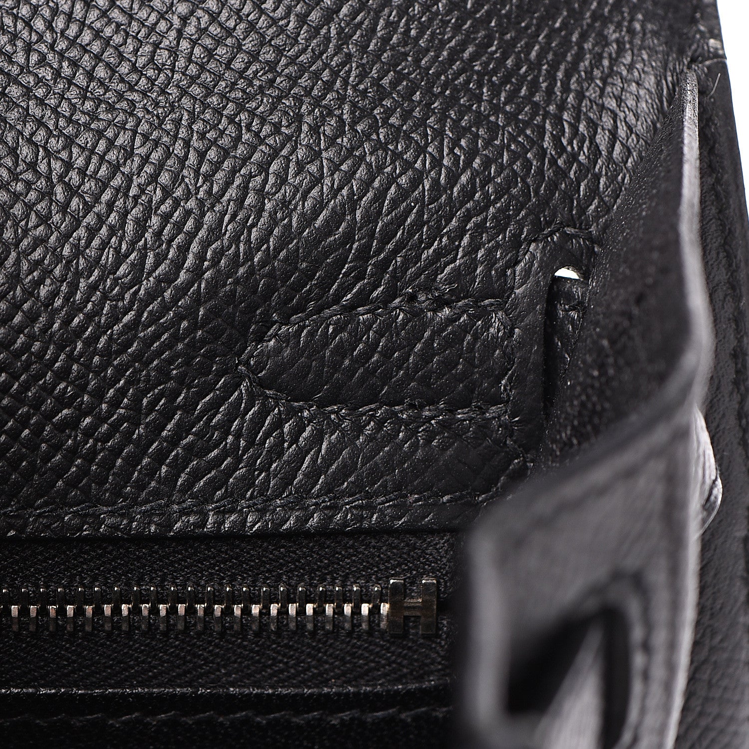 Hermes Epsom Kelly Sellier 25 Black 21 of 25