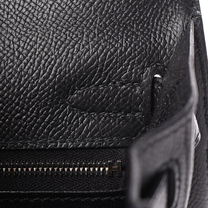Hermes Epsom Kelly Sellier 25 Black 21 of 25