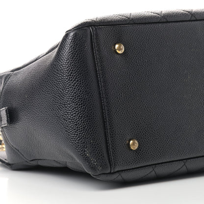 Chanel Caviar Quilted Petit Timeless Tote PTT Black 9 of 13