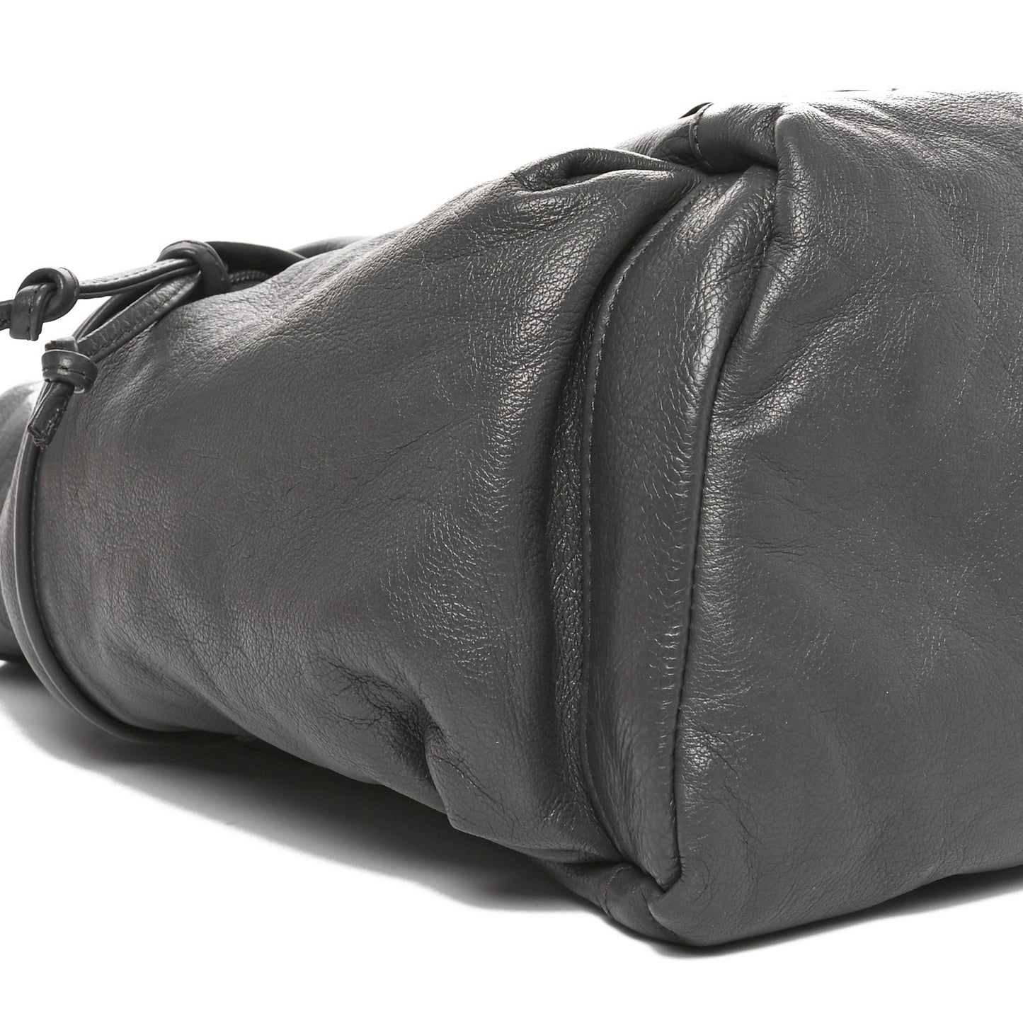 Piuma Lux Energy Monochrome Double G Drawstring Tote Grey