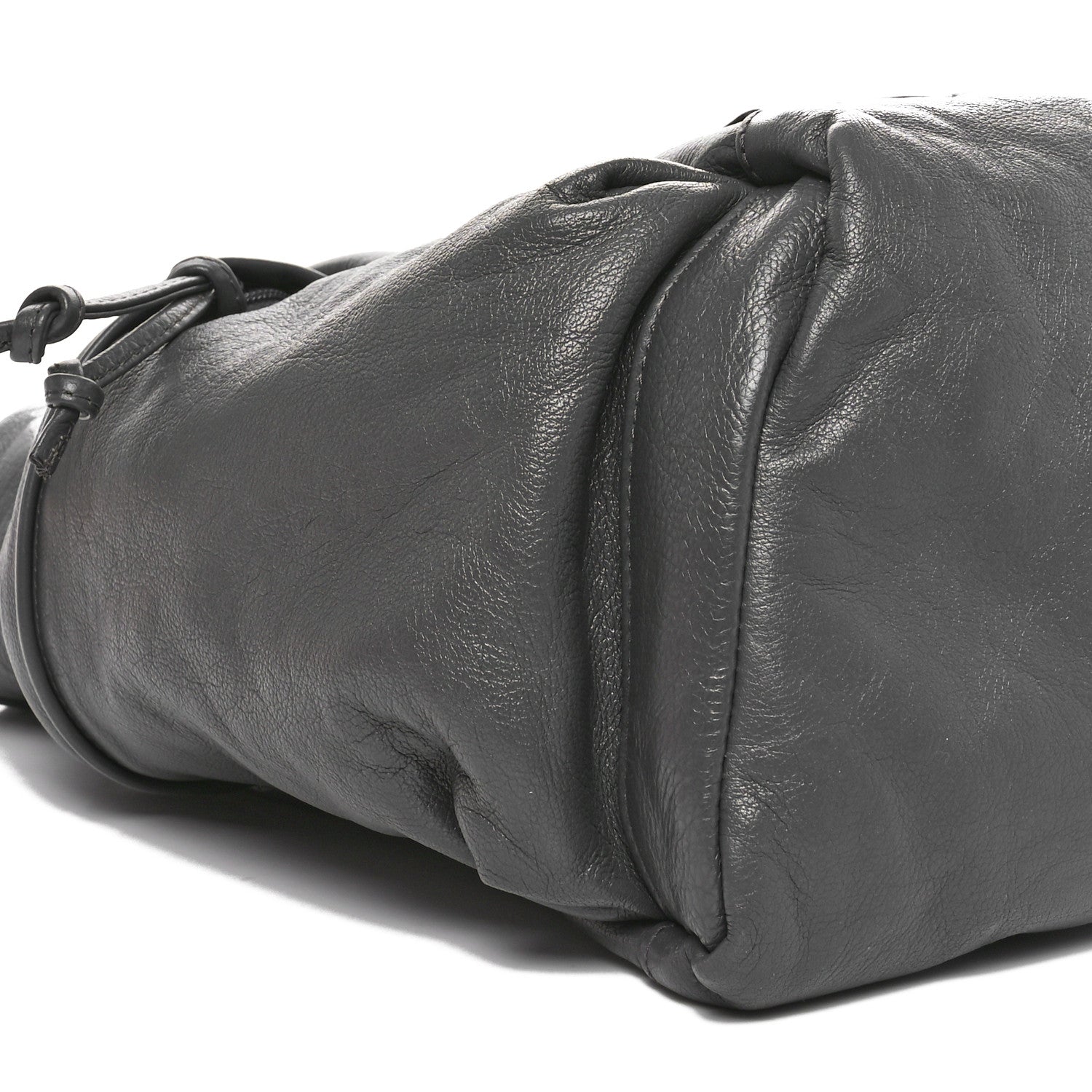 Gucci Piuma Lux Energy Monochrome Double G Drawstring Tote Grey 9 of 10