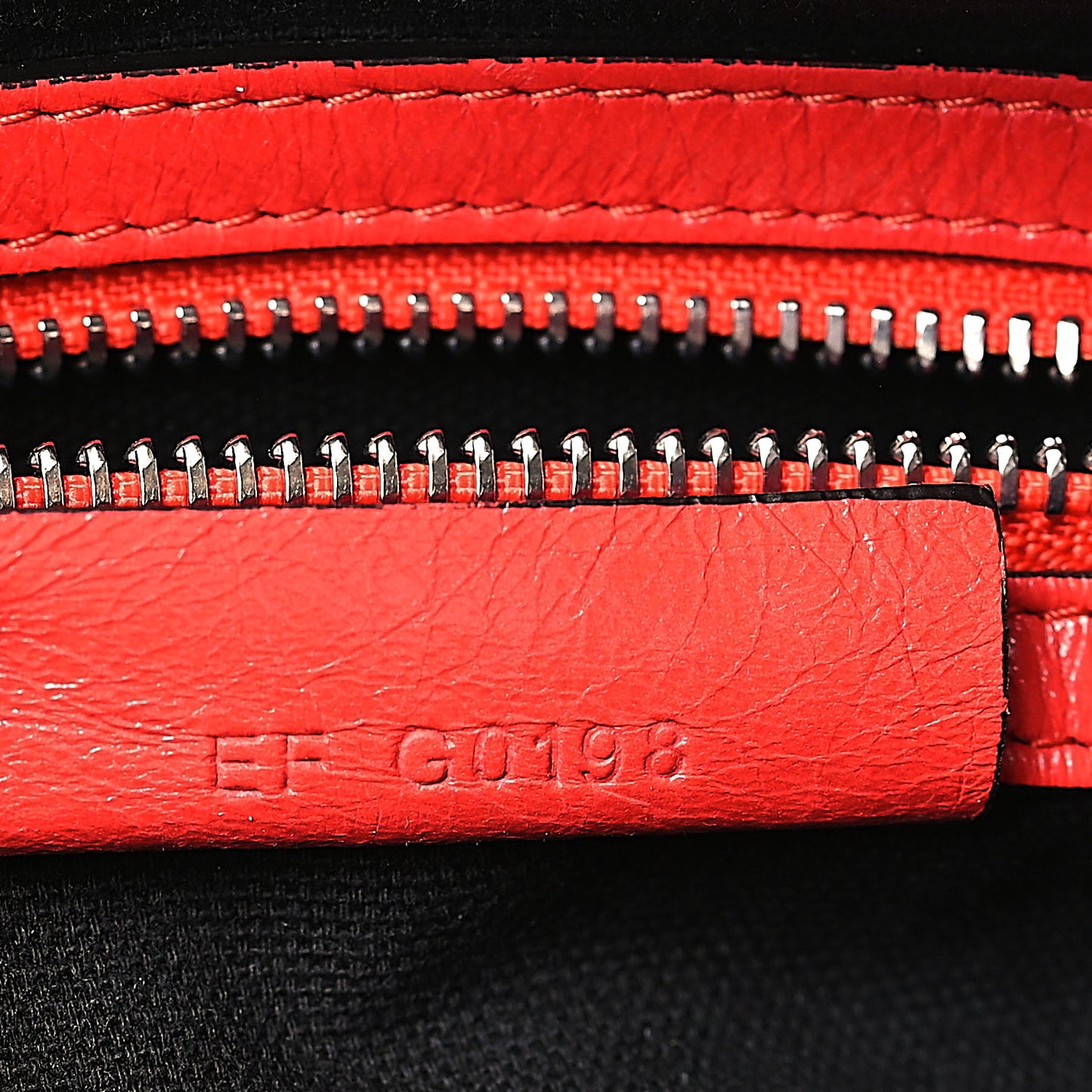 Patent Lambskin 4G Mini Pandora Pop Red