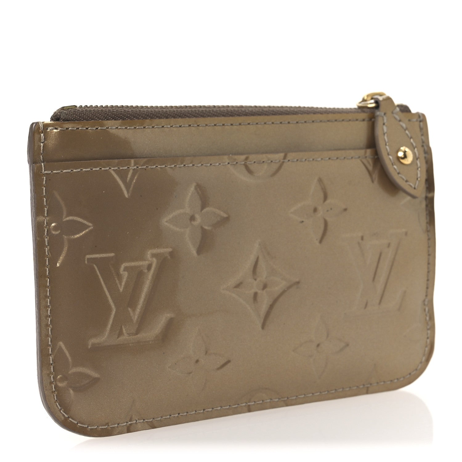 Louis Vuitton Vernis Key Pouch Beige Poudre 3 of 7