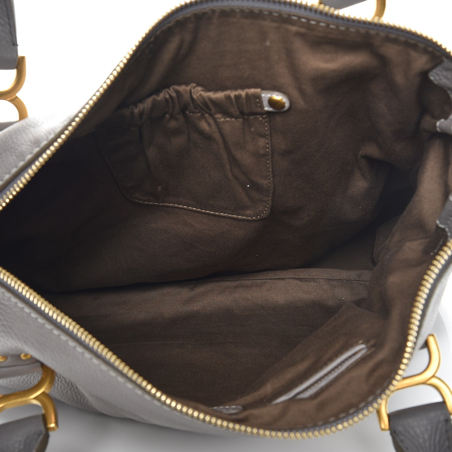 Chloe Calfskin Large Marcie Satchel Cashmere Grey 5 of 9