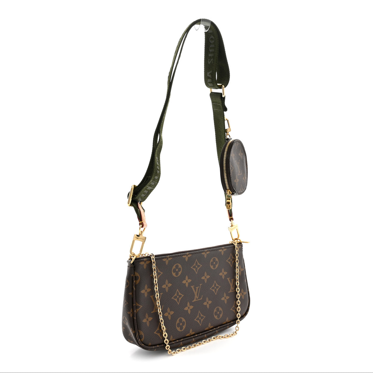 Monogram Multi Pochette Accessories Kaki
