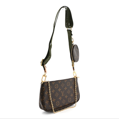 Louis Vuitton Monogram Multi Pochette Accessories Kaki 3 of 11