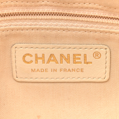 Chanel Caviar Flat Quilted Small Coco Tassel Camera Case White 5 of 10