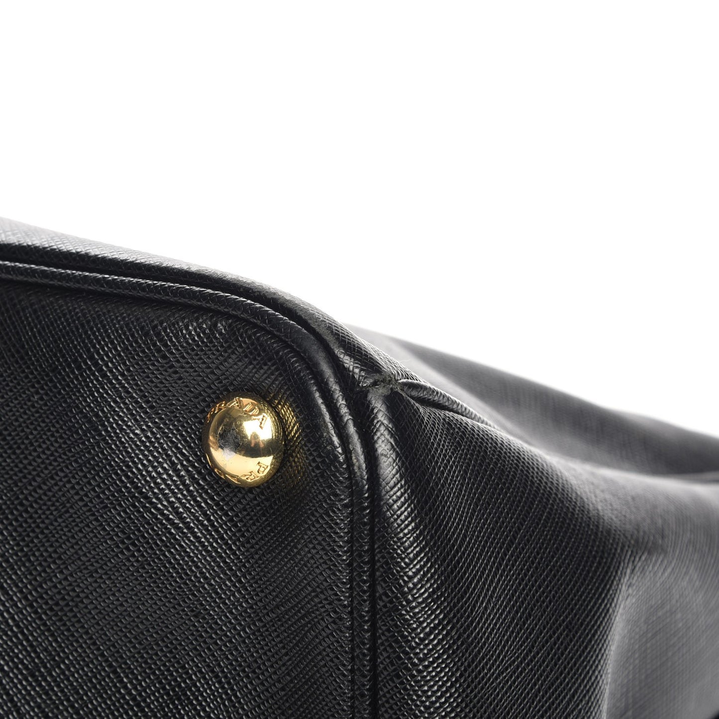Saffiano Large Galleria Double Zip Tote Black