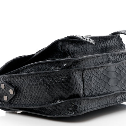 Proenza Schouler PROENZA SCHOULER Snakeskin Tiny PS1 Satchel Black 10 of 11