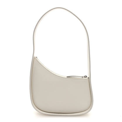 The Row Smooth Calfskin Half Moon Shoulder Bag New Ivory 1 of 9