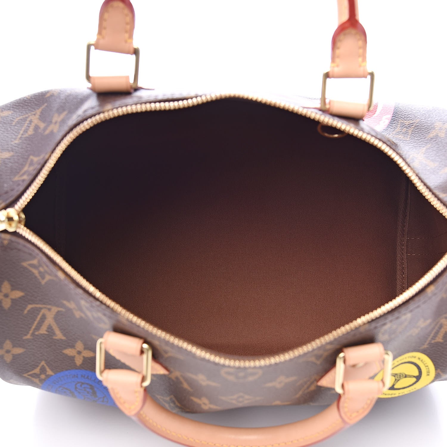 Louis Vuitton Monogram World Tour Speedy Bandouliere 30 5 of 10