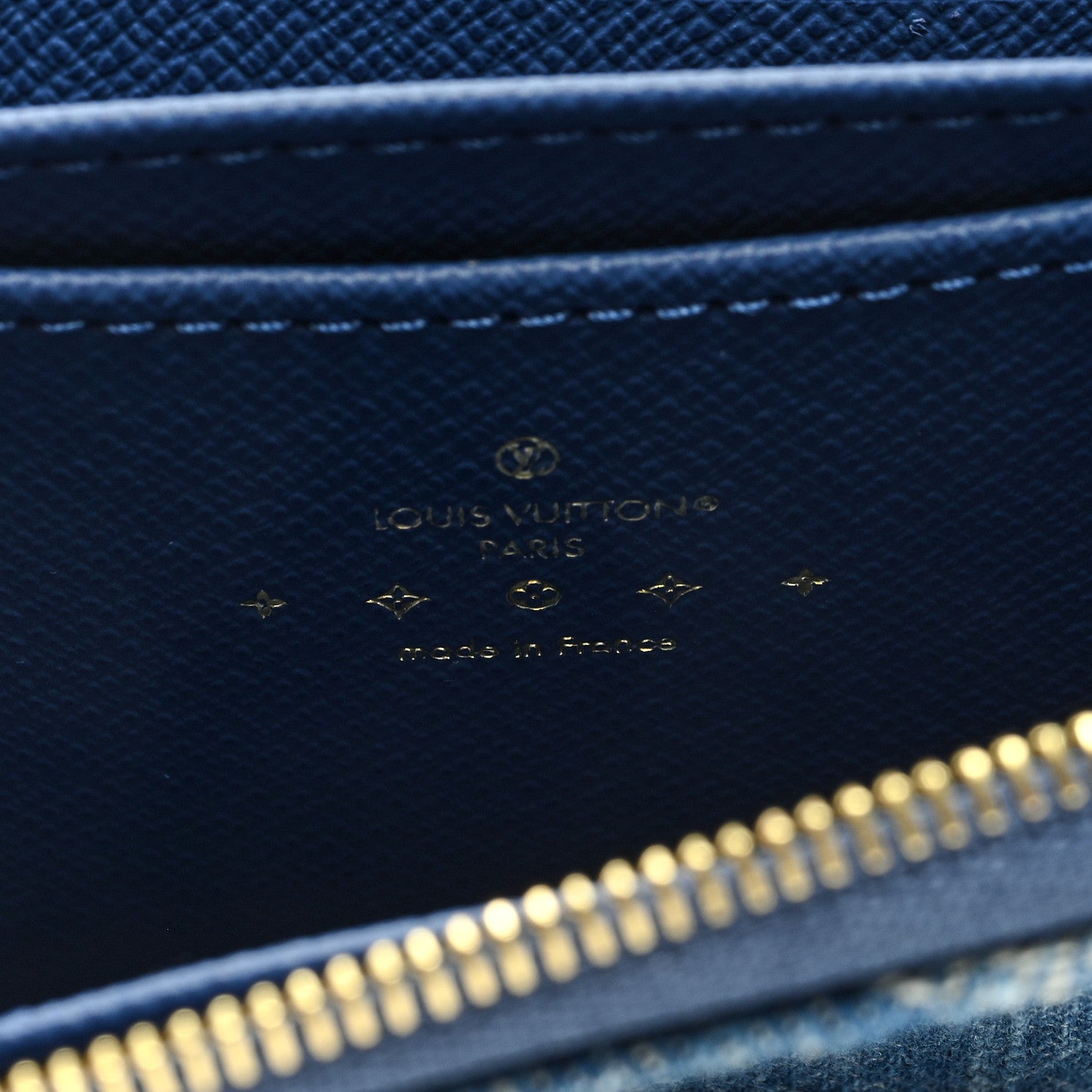 Louis Vuitton Denim Monogram New LV Remix Lou Wallet Blue 6 of 7